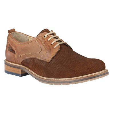 Tan leather 'Hammond' lace up shoes
